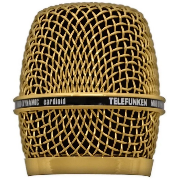 Telefunken 01 0028 HD03-GOLD Mikrofon Izgarası (Altın) | Lüks Görünüm Paslanmaz Yapı